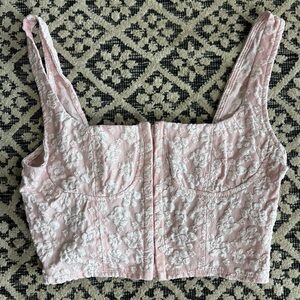 Wild Fable Blush Smocked Top